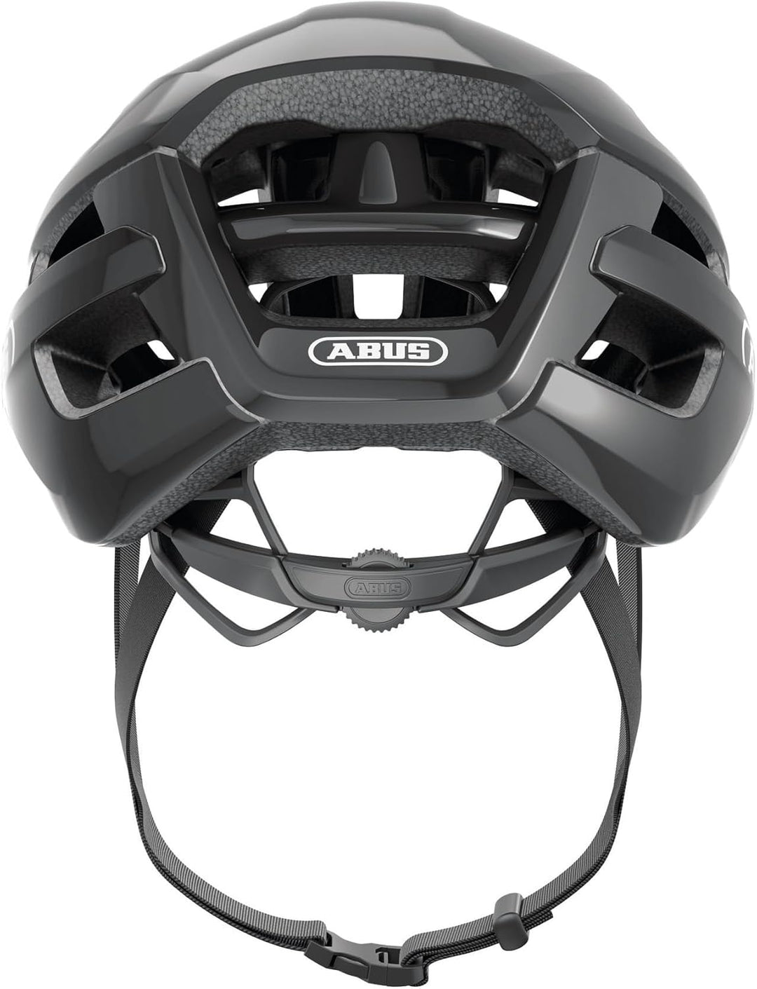 ABUS Rennradhelm PowerDome - leichter Fahrradhelm mit cleverem Belüftungssystem und aerodynamischem