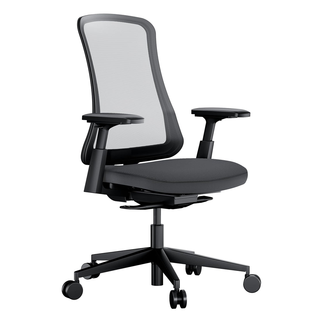 ProtoArc Flexer Ergonomischer Bürostuhl – Schreibtischstuhl mit Sitztiefenverstellung, konturiertem