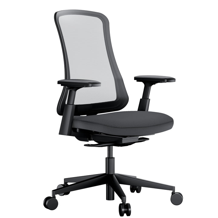 ProtoArc Flexer Ergonomischer Bürostuhl – Schreibtischstuhl mit Sitztiefenverstellung, konturiertem