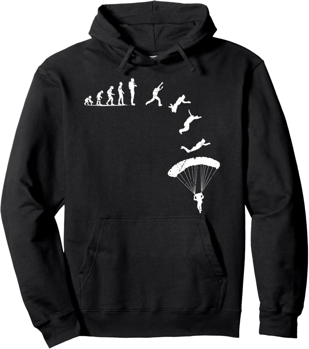 Fallschirmsprung Skydiver Adrenalin Falschrimspringer Pullover Hoodie