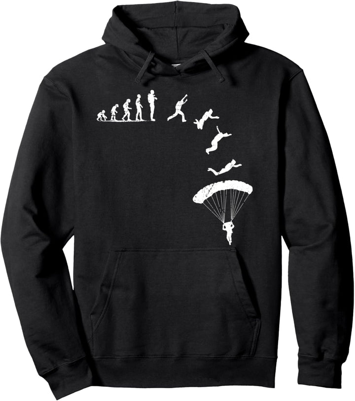 Fallschirmsprung Skydiver Adrenalin Falschrimspringer Pullover Hoodie