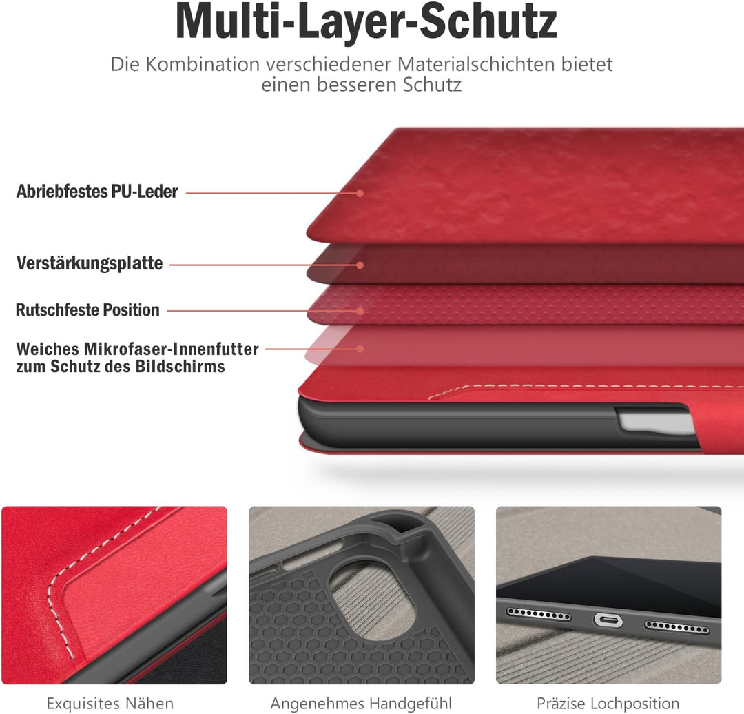 Antbox Hülle für iPad Mini 6. Gen 2021 8.3 Zoll mit tstifthalter Apple Pencil Halter Auto Schlaf/Wac