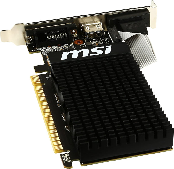 MSI GeForce GT710 GT 710 2GD3H LP MSI NVIDIA GT 710 2GB Low Profile PASSIVE Single, MSI NVIDIA GT 71
