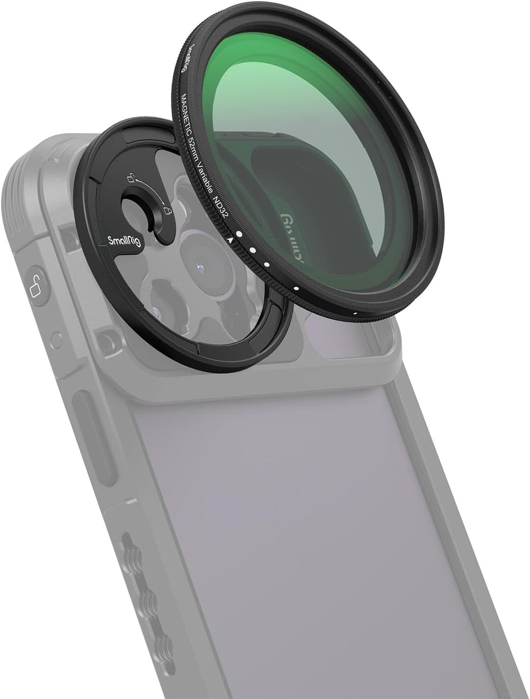 SMALLRIG 52mm Magnetischer Variabler ND-Filtersatz, ND2-ND32 (1–5 Blendenstufen) VND-Filter mit M-Mo