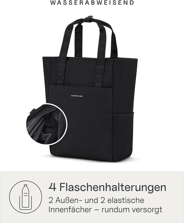 Kapten & Son Rucksack Lindby Diaper Set 12 L | 2in1 Wickelrucksack & Wickeltasche mit Kinderwagen- u
