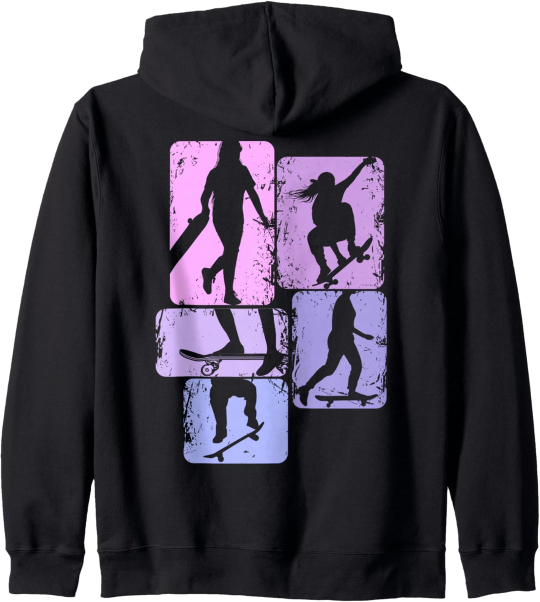 Skateboard Mädchen Skater Girl Skateboard Kinder Kapuzenjacke