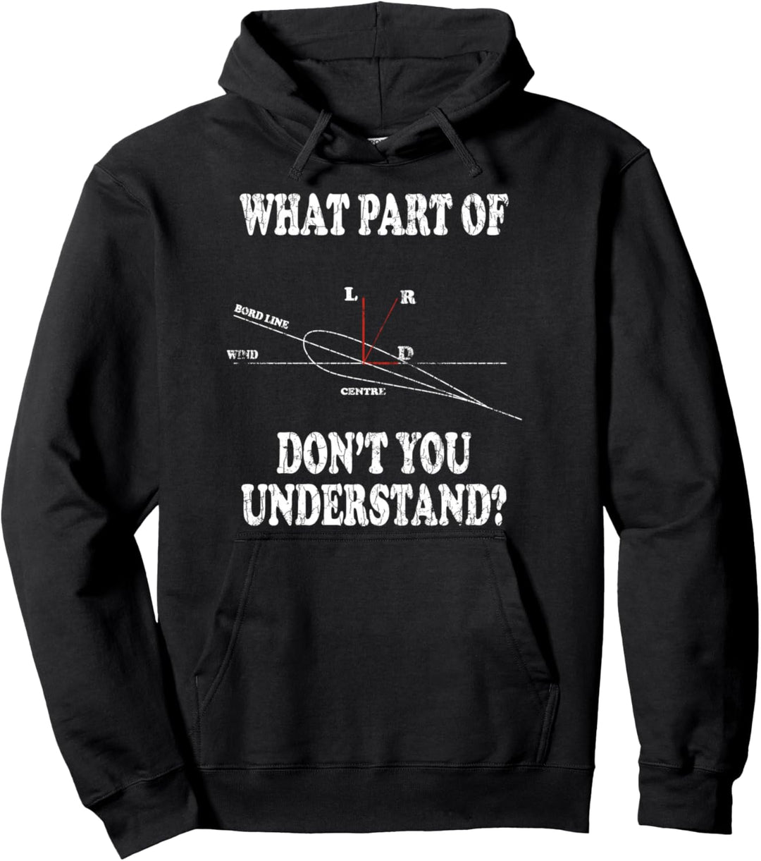Was verstehen Sie nicht Pilot Aviation Flugzeug-Grafik Pullover Hoodie
