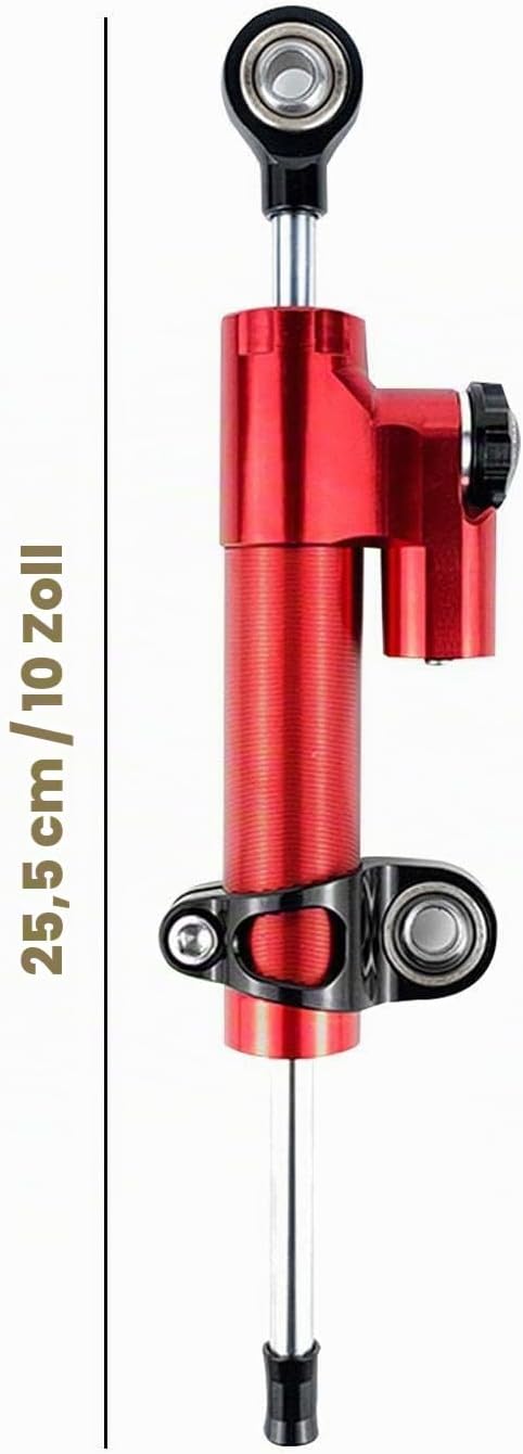 Motorrad Lenkungsdämpfer, Universal-Lenkungsdämpferstabilisator aus Aluminiumlegierung Dämpfer Stabi