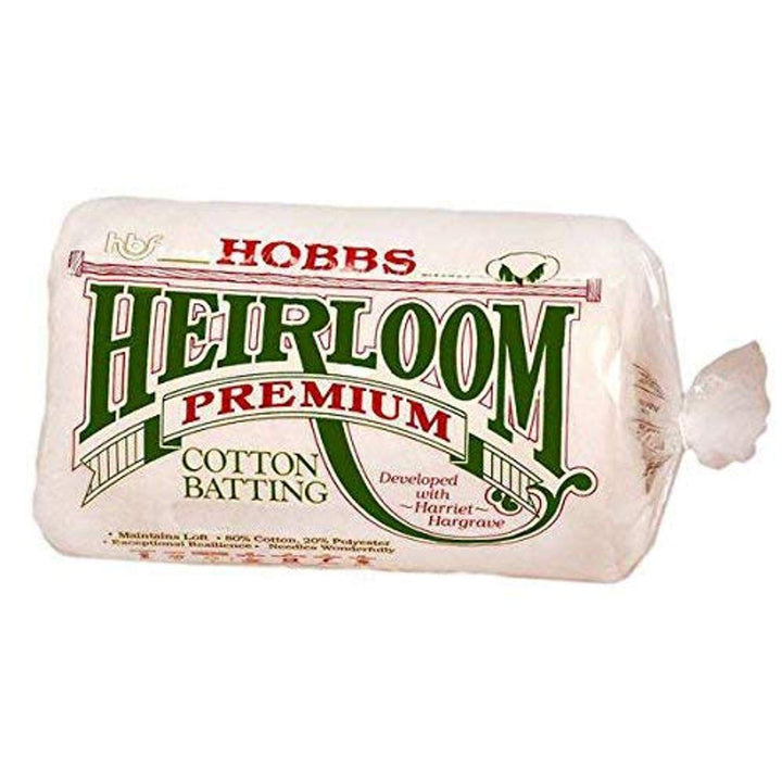 Hobbs 90 x 108-Inch Queen Heirloom Premium Cotton Batting, White by Hobbs Sortiert, Sortiert