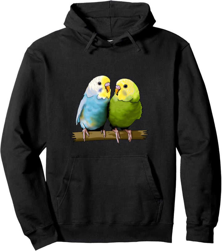 Wellensittich Haustier Papagei Vogel Pullover Hoodie