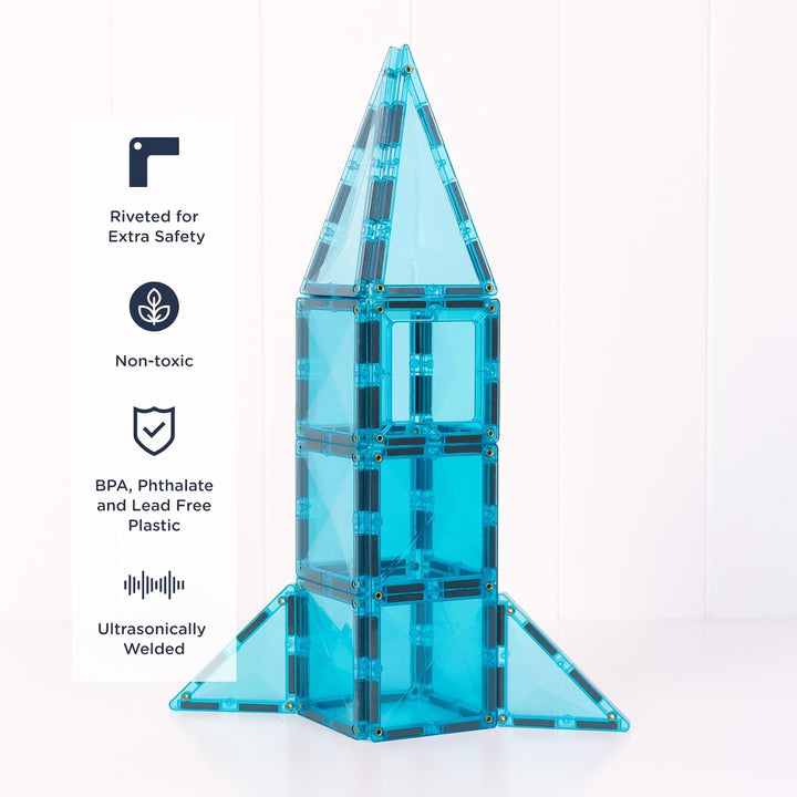 CONNETIX Magnetbausteine Charity Edition Teal Pack, 20 Stück