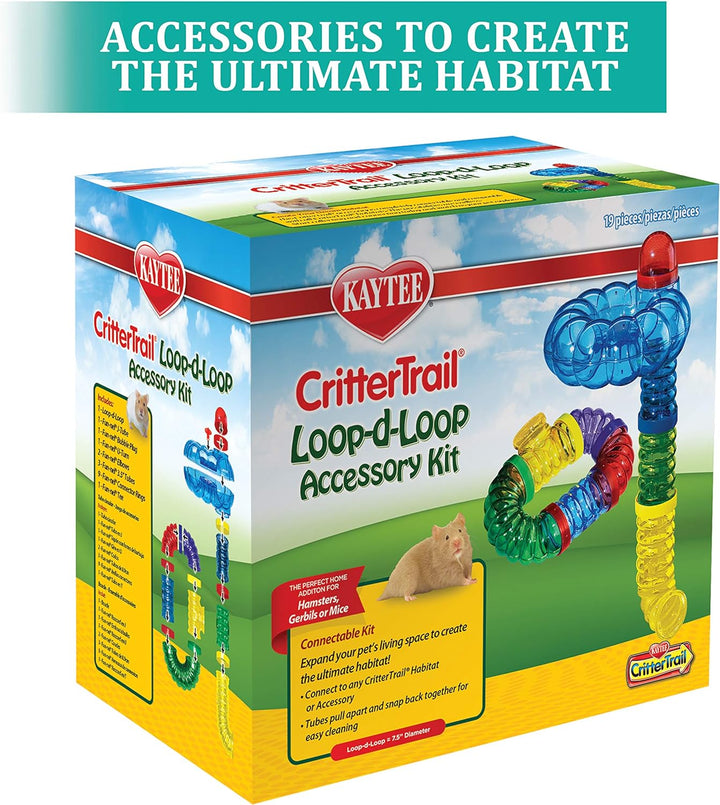 Kaytee CritterTrail Accessory 2 Loop-D-Loop Kit Small, Small