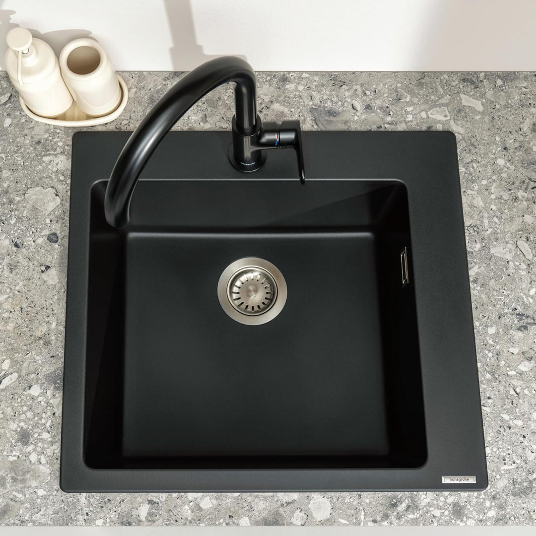 hansgrohe Küchenarmatur Vernis Blend M35, Wasserhahn Küche mit Auslauf Höhe 260 mm, 1 Strahlart, Mat