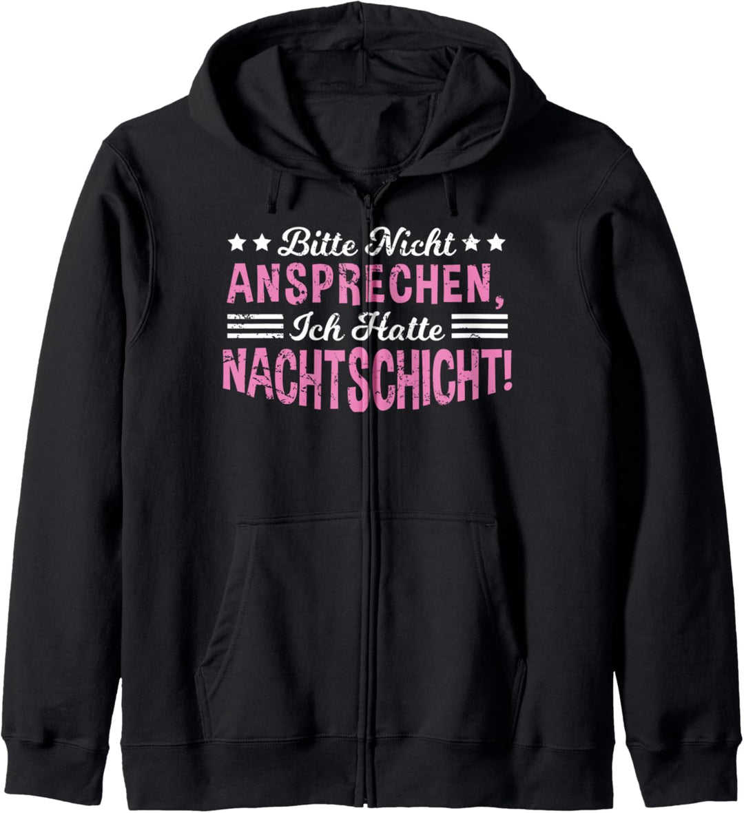 Altenpflege Zubehör - Nachtschicht Pflege Altenpflegerin Kapuzenjacke
