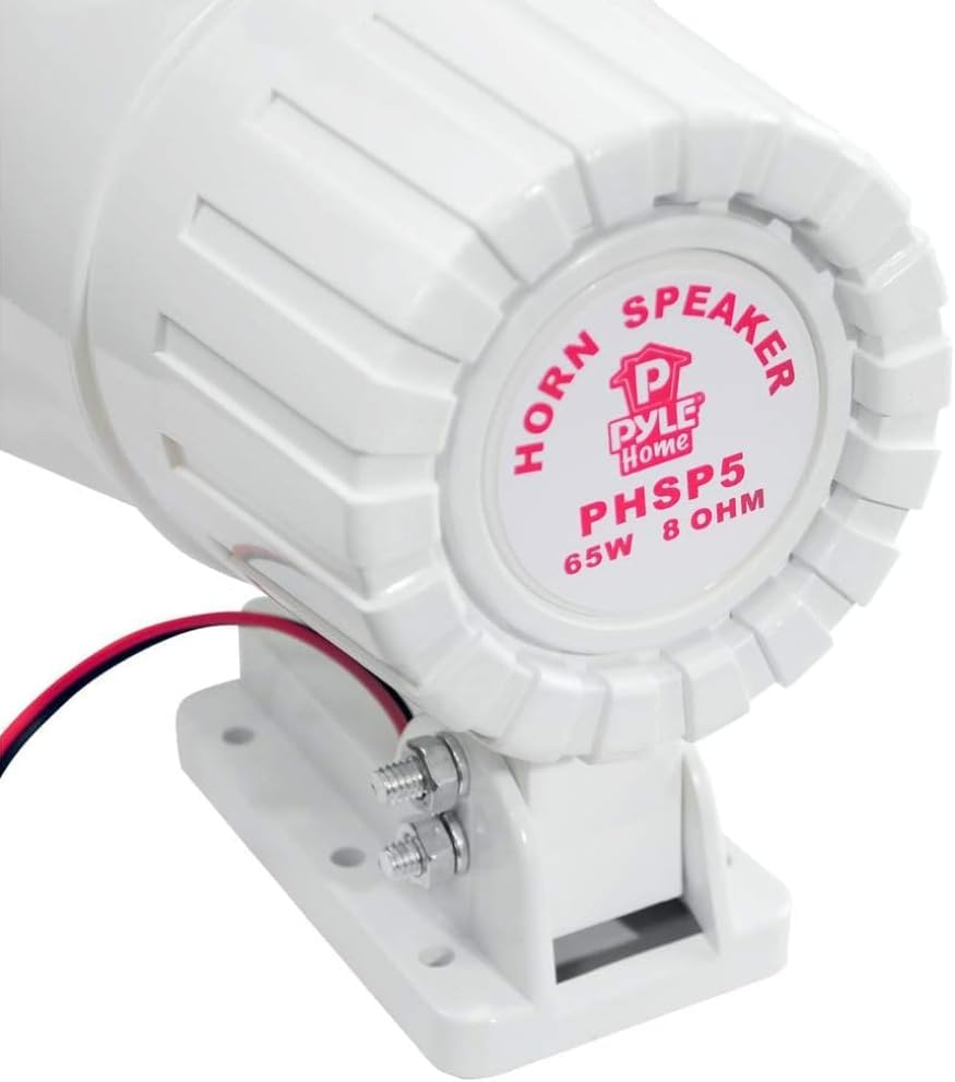 KIT Set FÜR Pyle PHSP5 1 Hornlautsprecher für Megaphon im Innen- und Aussenbereich, 65 Watt max, Imp