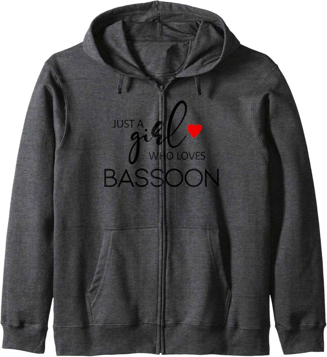 Just A Girl Who Loves Bassoon - Music Bassoon Kapuzenjacke