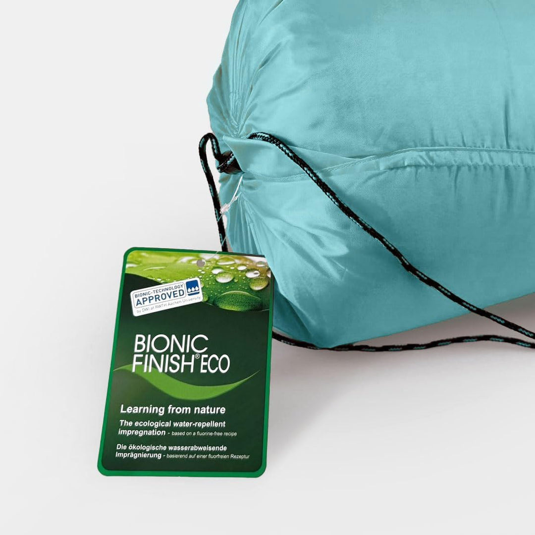 outdoorer Kinderschlafsack Dream Express - Deckenschlafsack für Kinder, mit Baumwolle gefüttert aqua