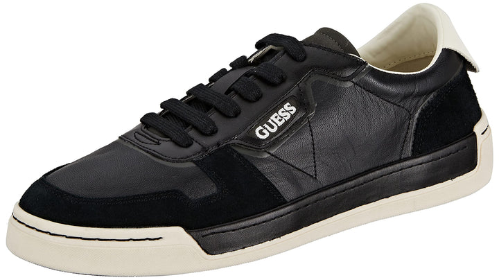 GUESS Herren Strave Vintage Carryover Sneaker 41 EU Schwarz, 41 EU Schwarz