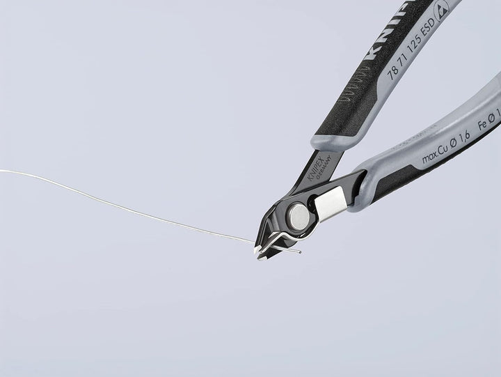 Knipex Electronic Super Knips® ESD brüniert, mit Mehrkomponenten-Hüllen 125 mm 78 71 125 ESD 125 cm