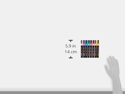 POSCA Marker Rundspitze 8er Set 1.8-2.5mm, Softcolors