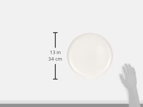H+H Packung mit 6 Tellern opal Premiere Pizza weiss 32cm 32cm Bianco, 32cm Bianco