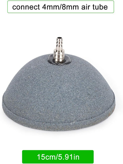 Aquarium Air Stone Durable gesinterte Aquarium Hydroponics Bubble Diffusor Round Pond Bubble Steinsc