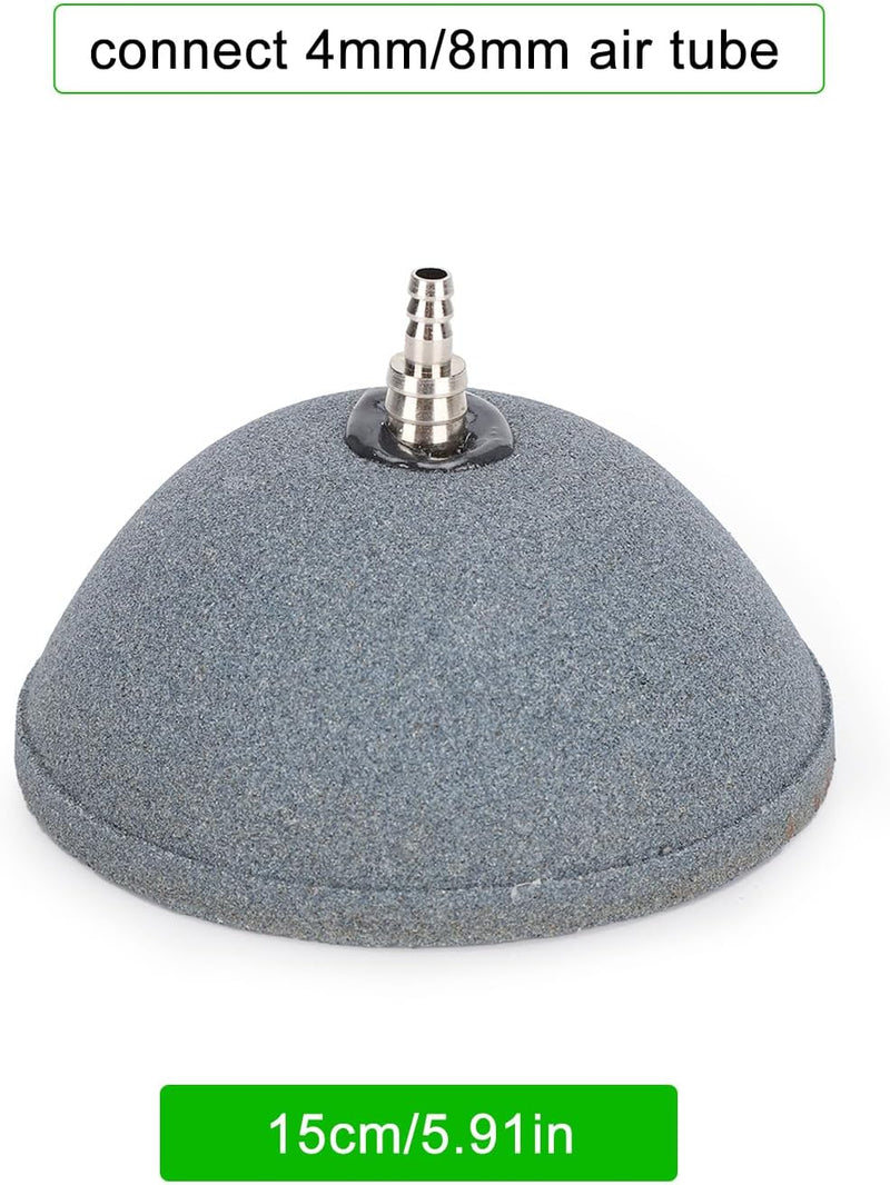 Aquarium Air Stone Durable gesinterte Aquarium Hydroponics Bubble Diffusor Round Pond Bubble Steinsc