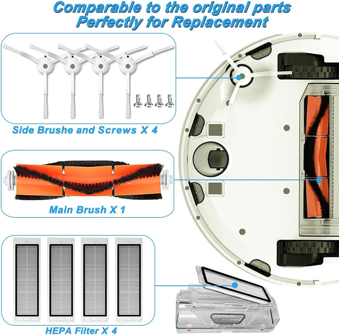 Zubehör für Xiaomi Roborock S6 S60 S65 Ersatzteile für Xiaomi Roborock S5 Max S5 S50 S51 S55 Zubehör