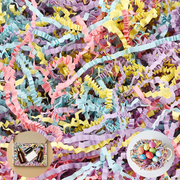 Raffia Geschreddertes Papier, 100g Füllmaterial Geschenk, Raffia Hamper Shreds, Geschreddertes Papie