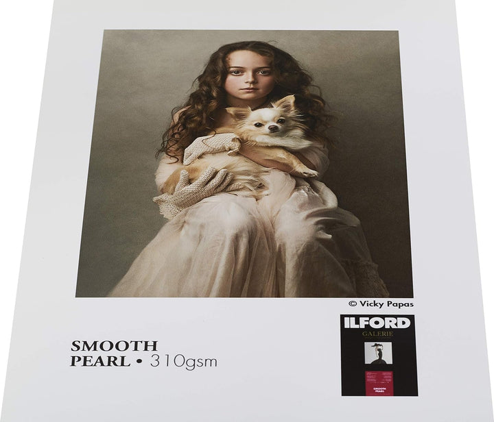 Ilford 2001746.0 Prestige Smooth Pearl Paper, 310g, 25 Blatt, A4, 21 x 29,7 cm A4 - 25 Blatt, A4 - 2