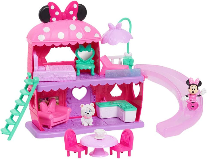 MICKEY&MINNIE, La Maison de Minnie, 13 Teile, Figuren und Zubehör, Spielzeug für Kinder ab 3 Jahren,