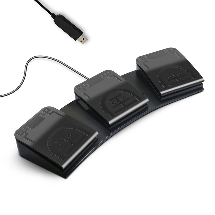 Fusspedal PC USB Triple Foot Switch Programmable Computer Tastatur Shortcut Key Customized Combinati