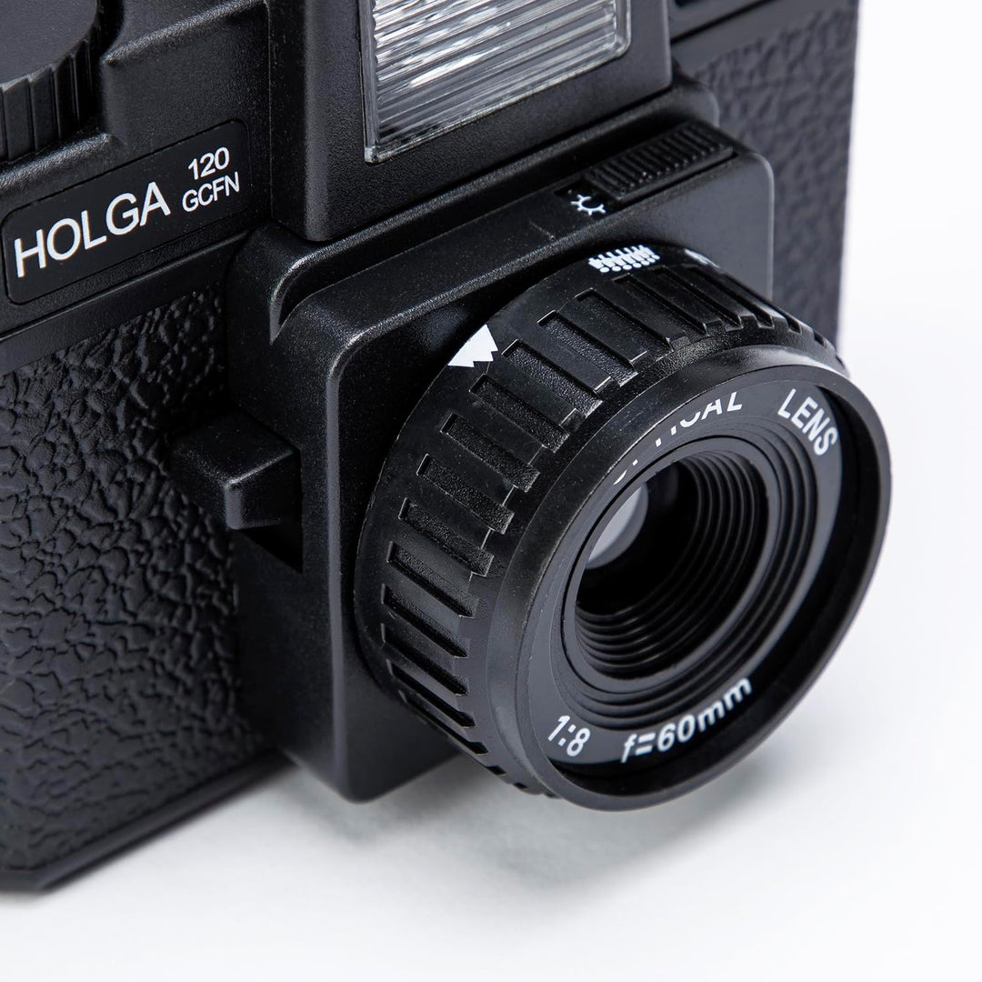 Anton & HOLGA 120GCFN Rollfim Camera Black Optical Glas Lens (Lieferung ohne Film) AK3-120GCFN-B, AK
