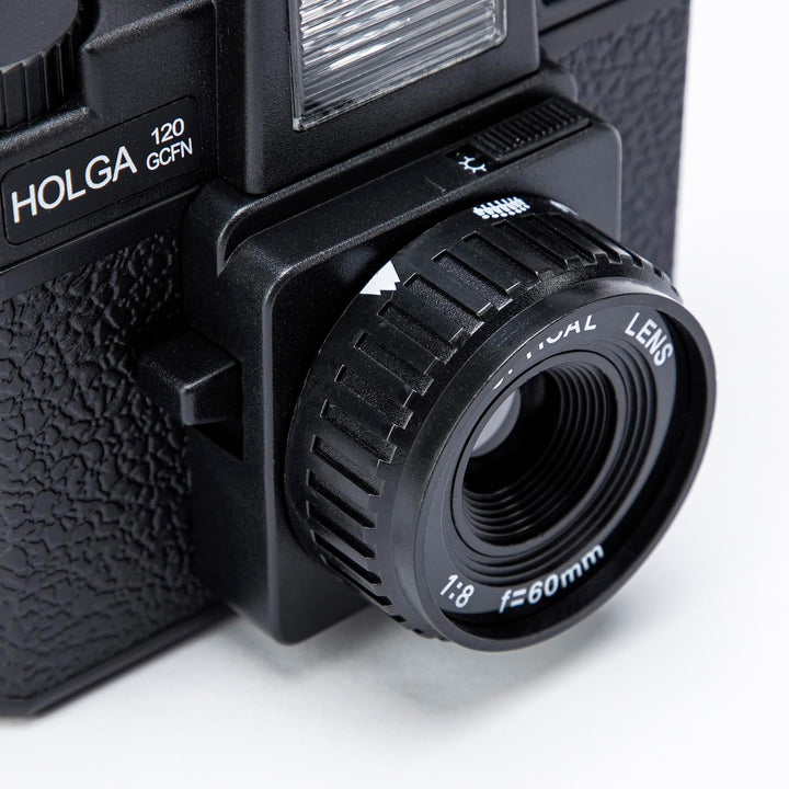 Anton & HOLGA 120GCFN Rollfim Camera Black Optical Glas Lens (Lieferung ohne Film) AK3-120GCFN-B, AK