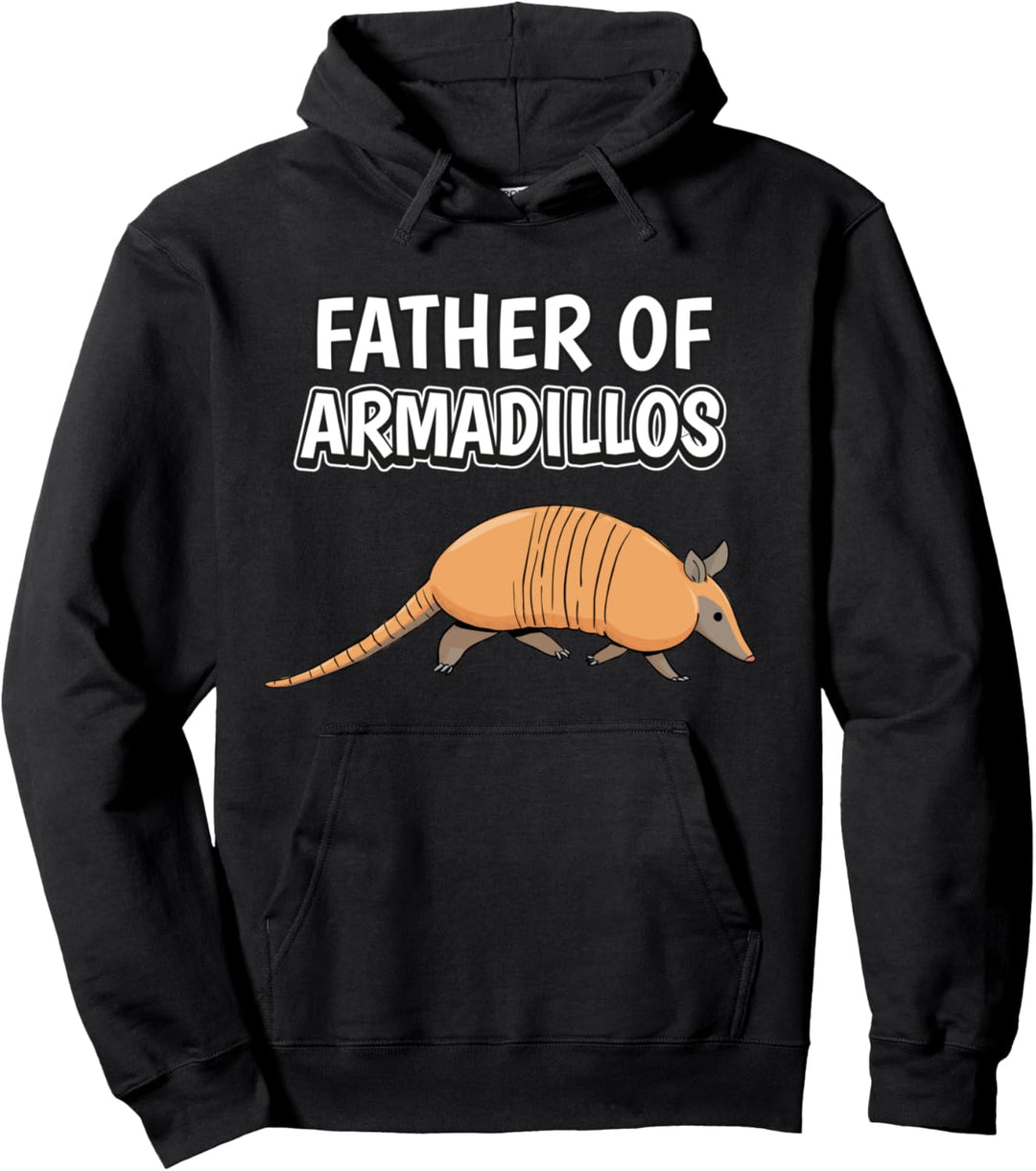 Herren Jungen Father Of Armadillos Papa Vatertag Gürteltier Pullover Hoodie