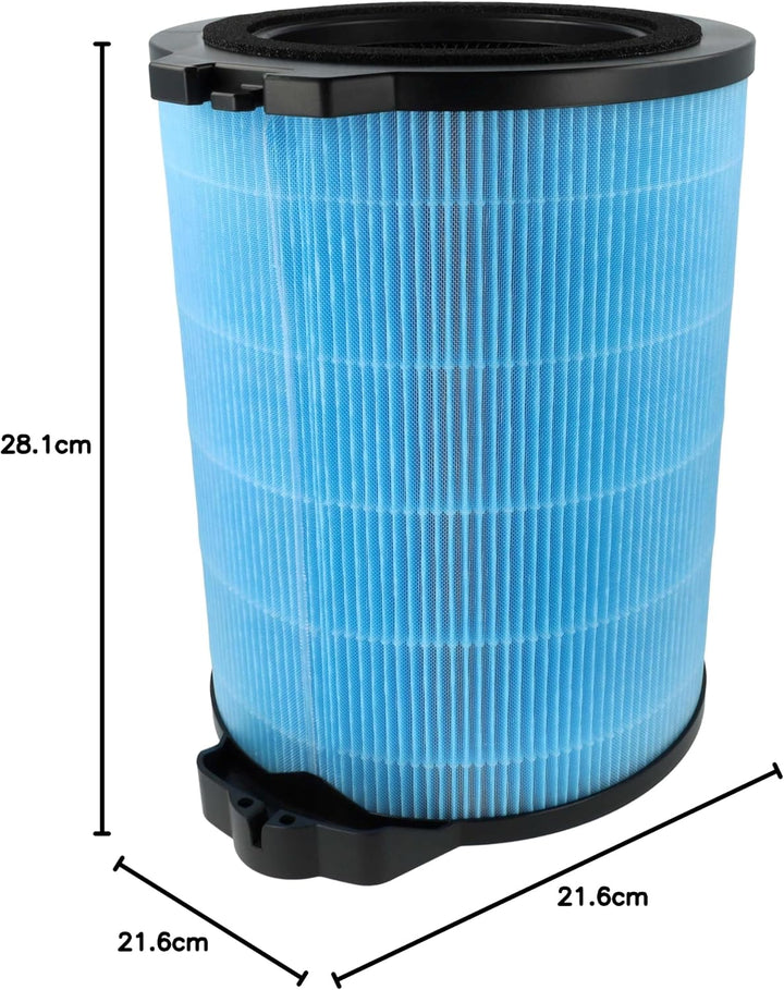 vhbw HEPA Filter H12 Ersatz für Hoover 35602348, U98 für Luftreiniger - Ersatz-Filter mit integriert