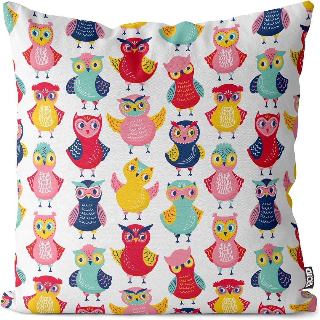 VOID Eulen Party Kissenbezug Kissenhülle Sofakissen Kissen Deko Outdoor-Kissen Dekokissen, Kissen Gr