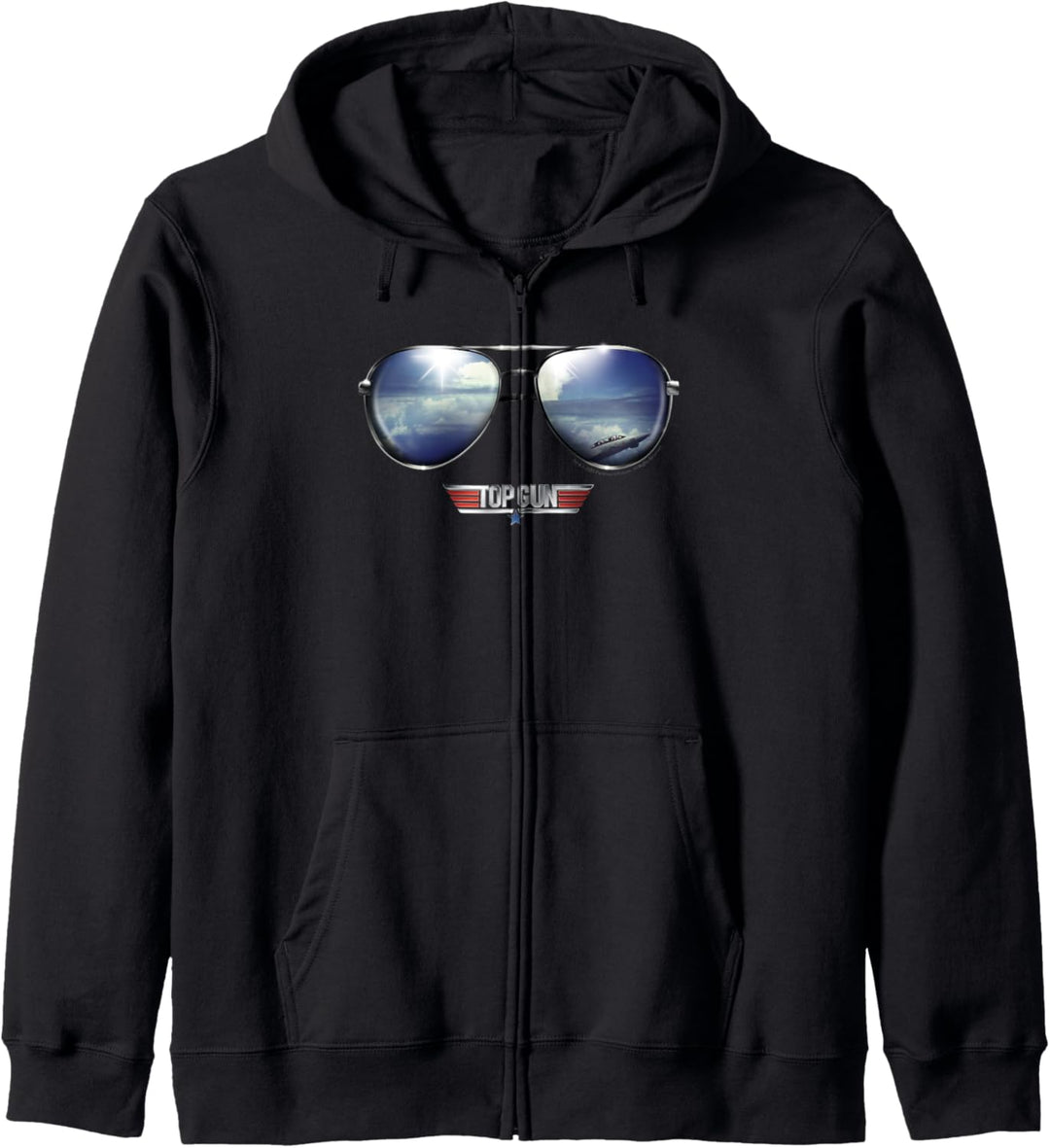 Top Gun Aviators Shining With Logo Kapuzenjacke