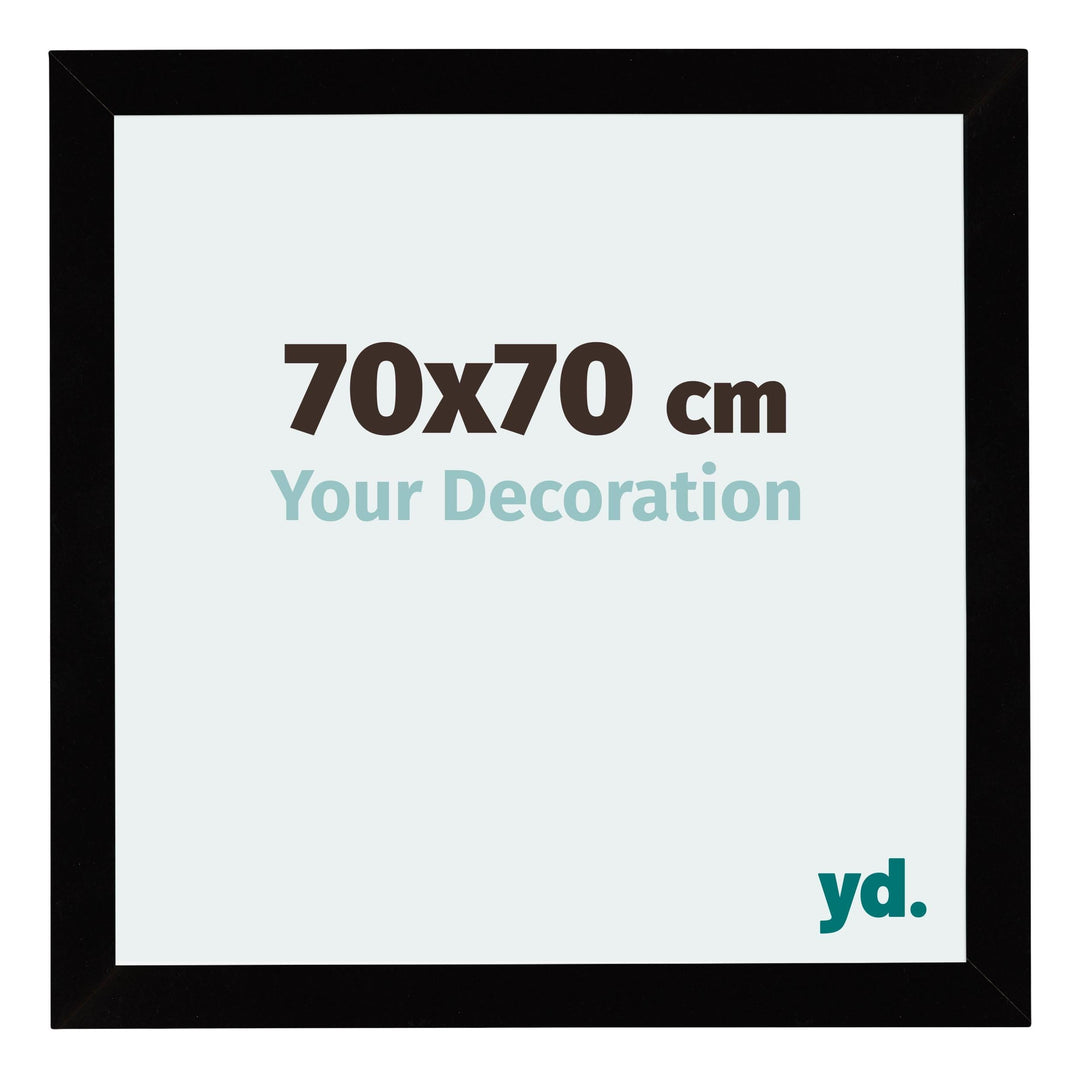 yd. Your Decoration - Bilderrahmen 70x70 cm - Bilderrahmen aus MDF mit Acrylglas - Antireflex - Ausg