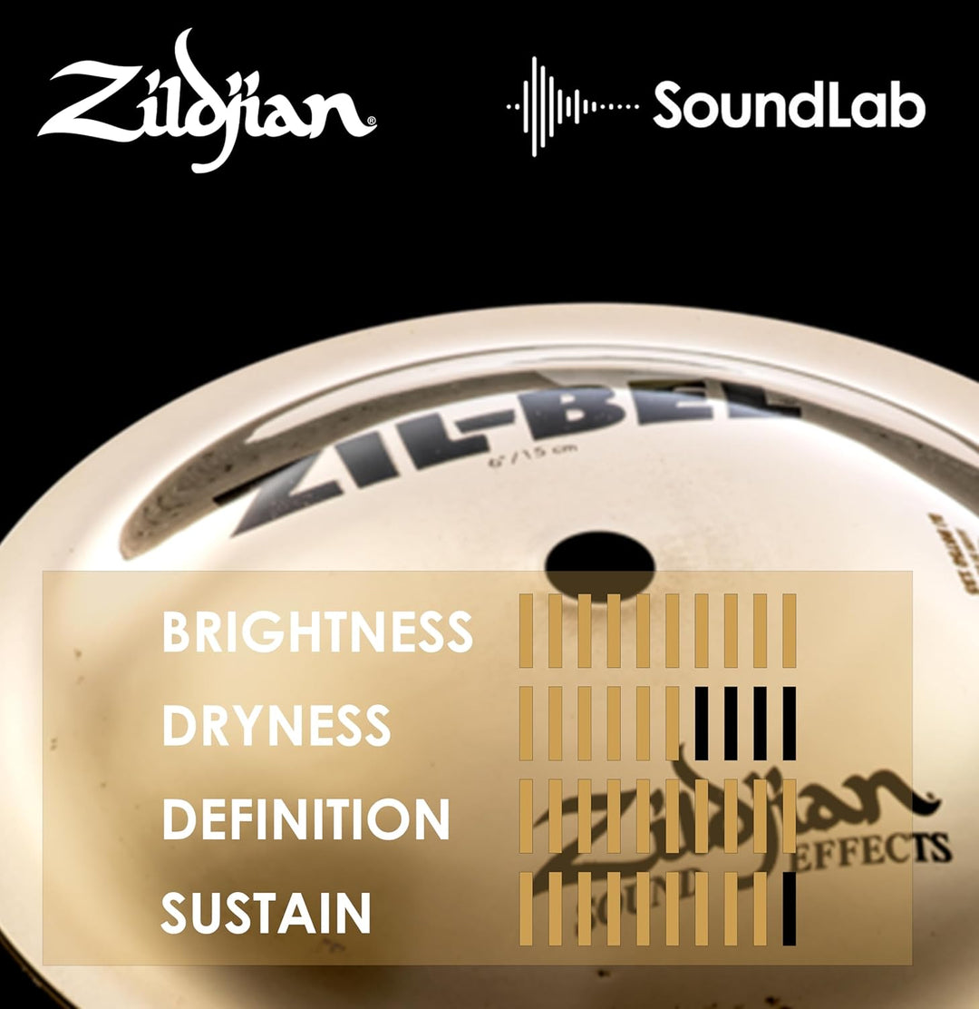 Zildjian FX Cymbals Series - 6" Small Zil-Bel 6 Zoll, 6 Zoll