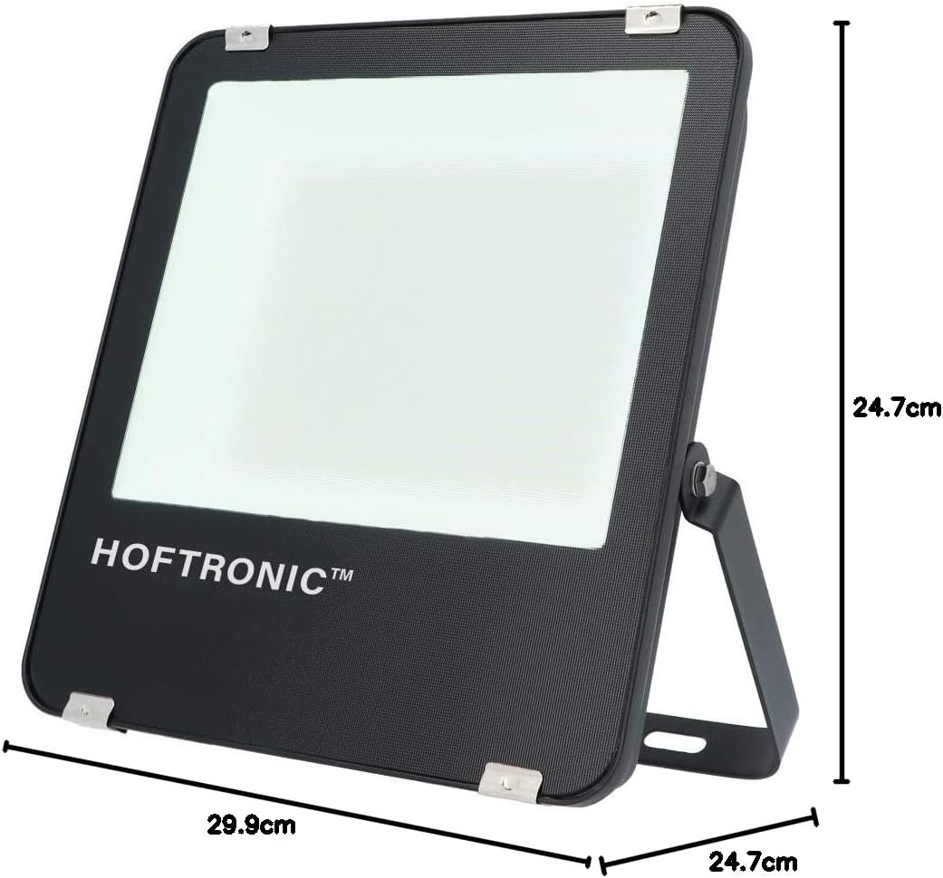 HOFTRONIC - LED Strahler Aussen 100W 16000 Lumen 160lm/W 4000K Neutralweiss LED Flutlicht Aussenleuc
