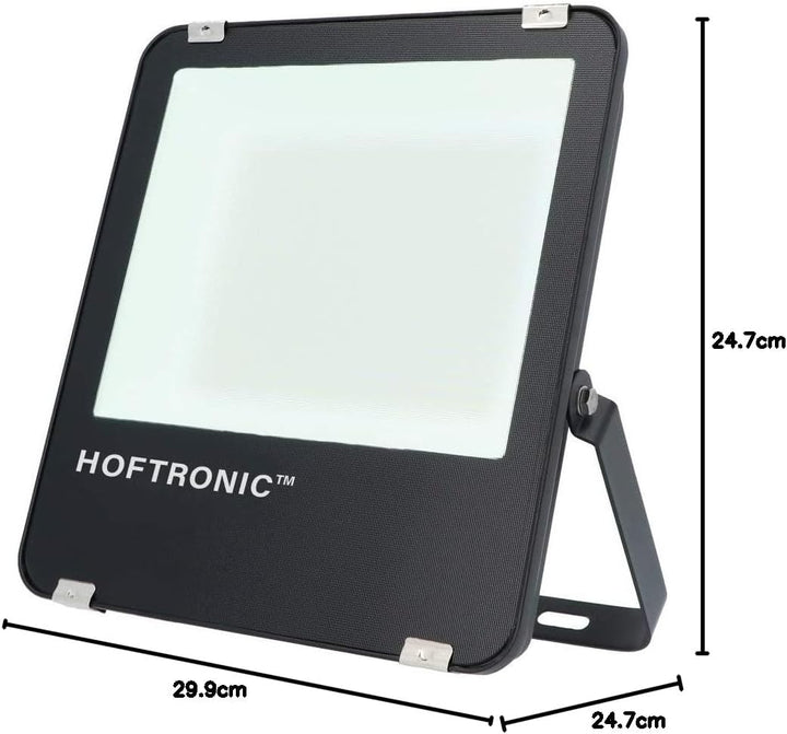 HOFTRONIC - LED Strahler Aussen 100W 16000 Lumen 160lm/W 4000K Neutralweiss LED Flutlicht Aussenleuc
