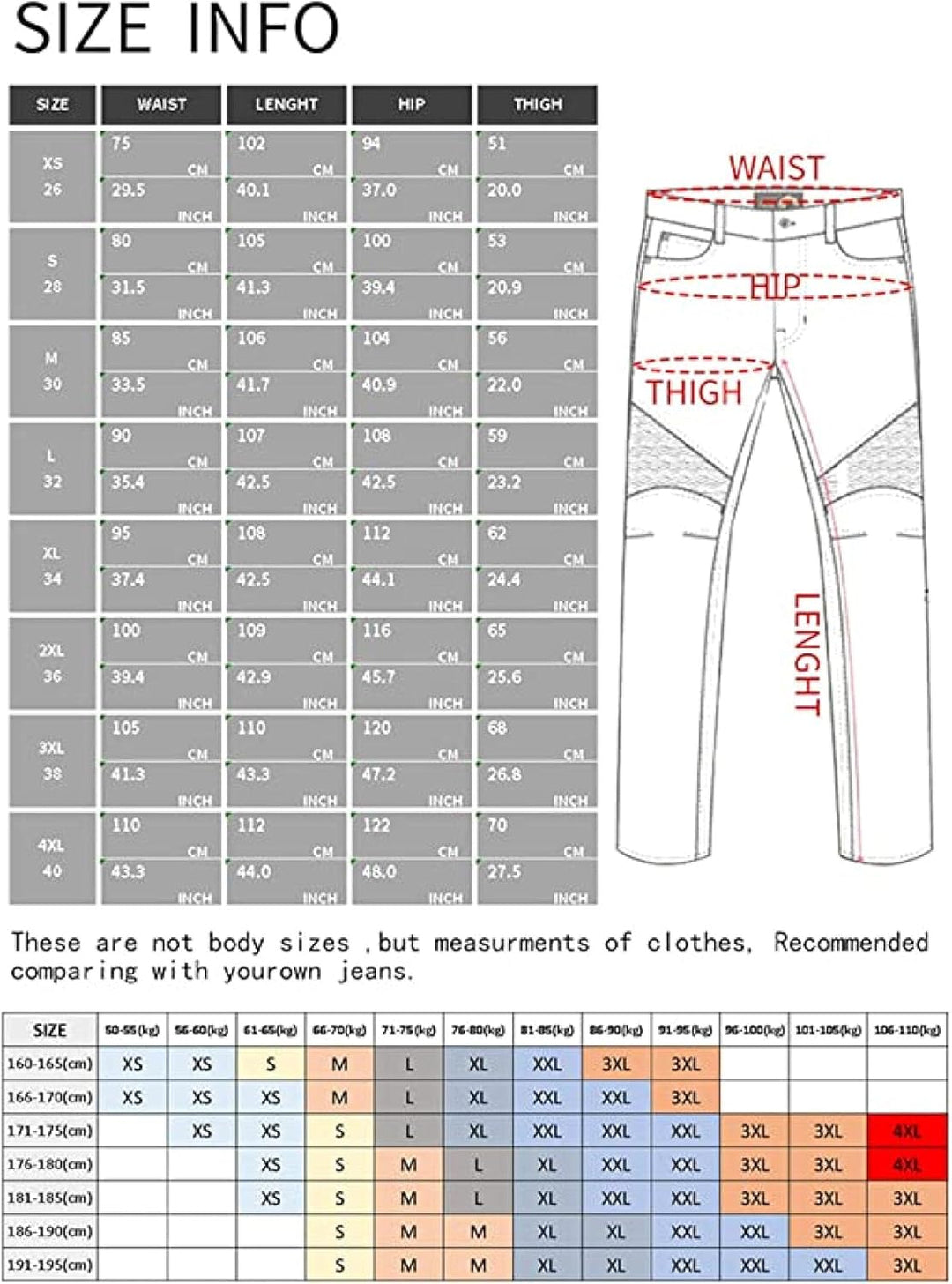 sigaer Motorradhose,Schutzhose,Herren,Motorradjeans,aus atmungsaktivem, verschleissfestem,mit 2 Paar
