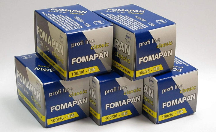 Fomapan 100 ASA Black und White 35 mm Film 36 Aufnahmen , 5 Stück