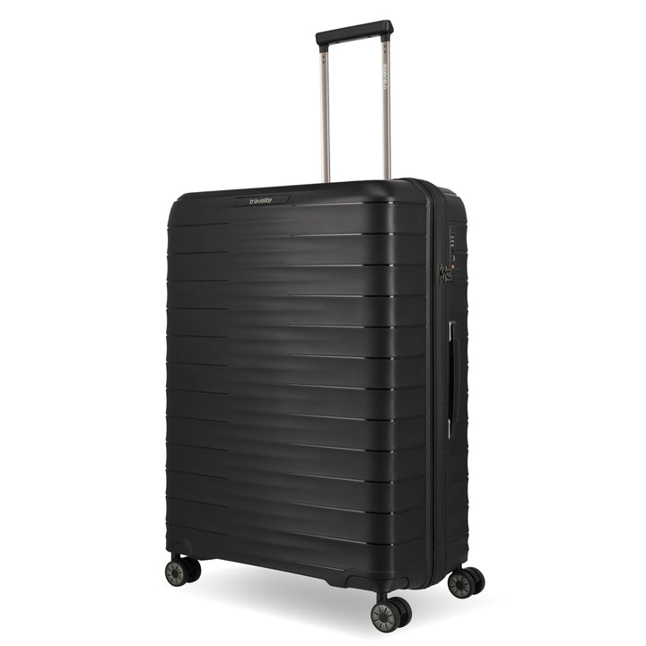 Travelite Koffer gross, MOOBY L, Kratzfeste Hartschale, mit recyceltem Material, 77 cm, 106 l, 3,7 k
