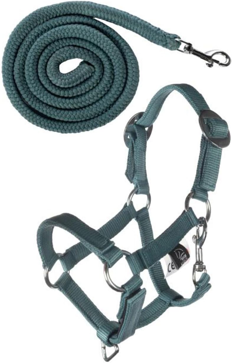 Brama West HKM Hobby Horse Set – Halfter mit Strick & Fliegenhaube aus der HKM Premium Serie – Perfe
