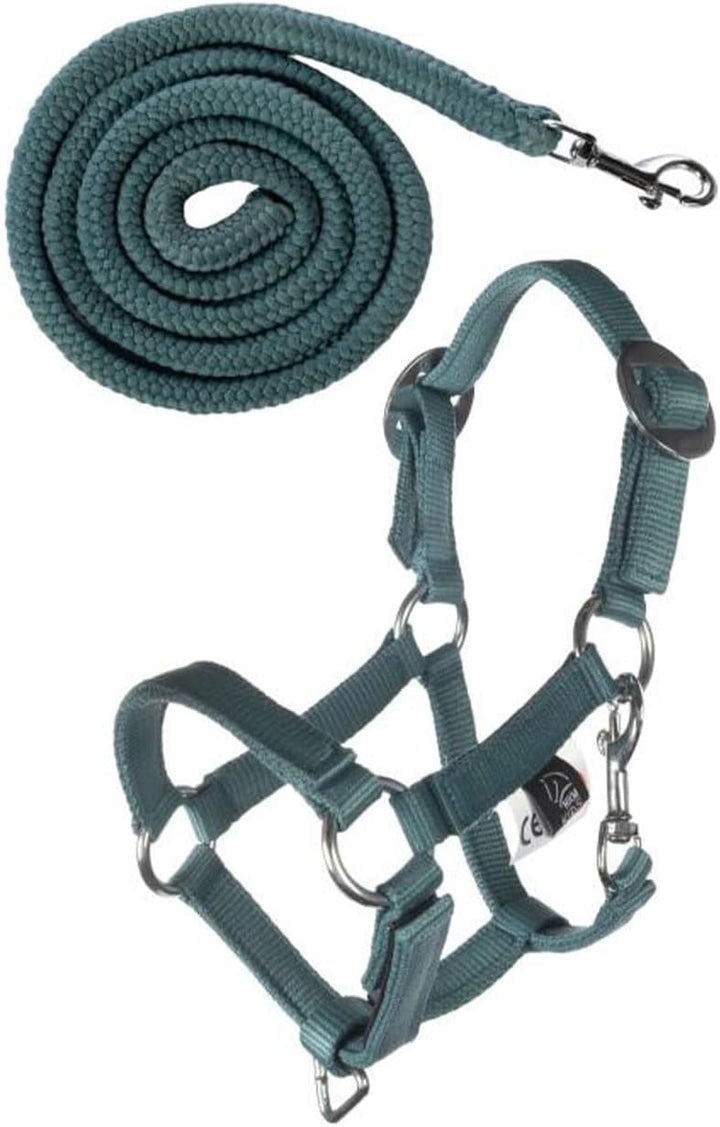 Brama West HKM Hobby Horse Set – Halfter mit Strick & Fliegenhaube aus der HKM Premium Serie – Perfe