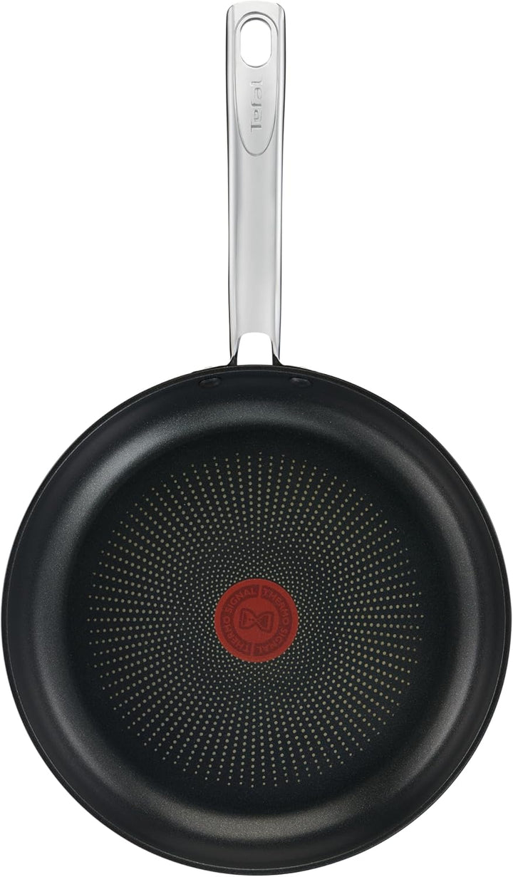 Tefal Set mit 6 Stück, Pfannen, Töpfe, Töpfe, Induktion, Antihaftbeschichtung, robuster Griff, Therm