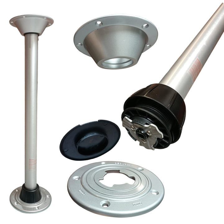 DarkSwan Removable Tischfüsse, Aluminiumlegierung Schwenktisch RV Table Legs, Wohnmobil Camping Tisc