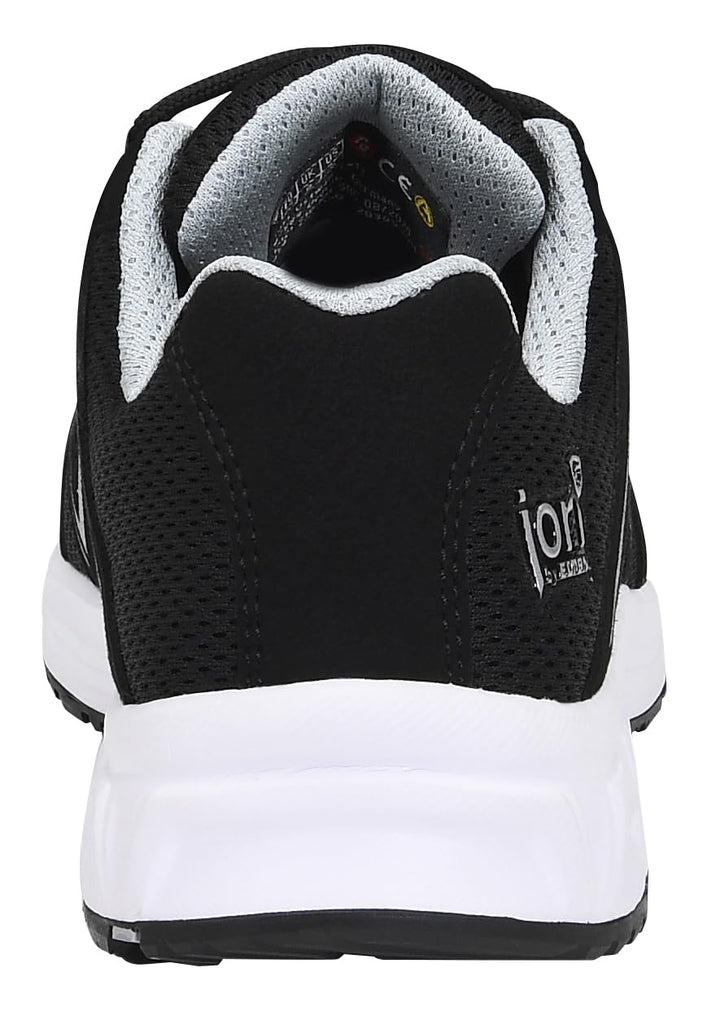 JORI Sicherheitsschuhe jo_Speedy Black-Silver Low ESD S1P, Herren, Textil, Kunststoffkappe (Leichter